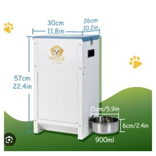 UFelice Gravity Pet Feeder With 25 Pound Food Capacity