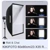 Image 1 : Kikifoto Photography Reflective Light Kit with Accessories