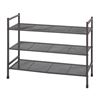 Image 1 : Neatfreak 3-Tier Stackable Shoe Rack with Metal Frame and Plastic Shelves