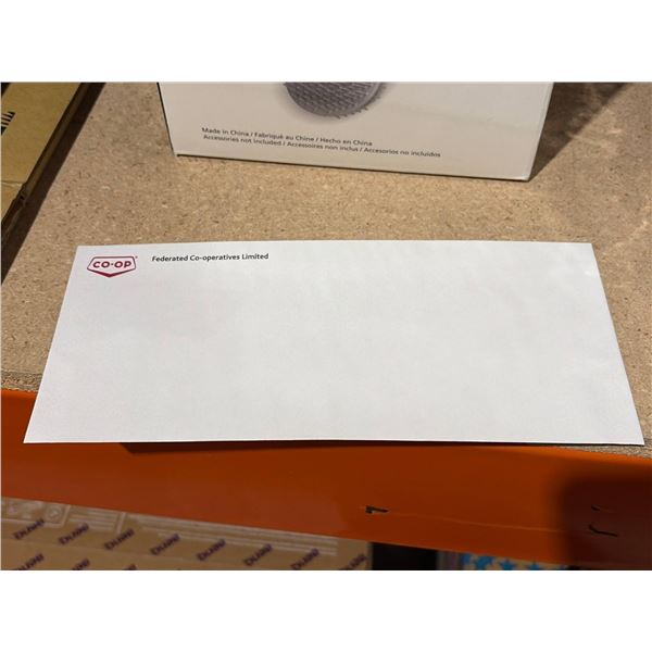 Supremex #10 White Wove Open Side Envelopes, 500 Units Per Carton