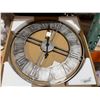 Image 2 : Wall Charmers Oversized Roman Numeral Metal Clock