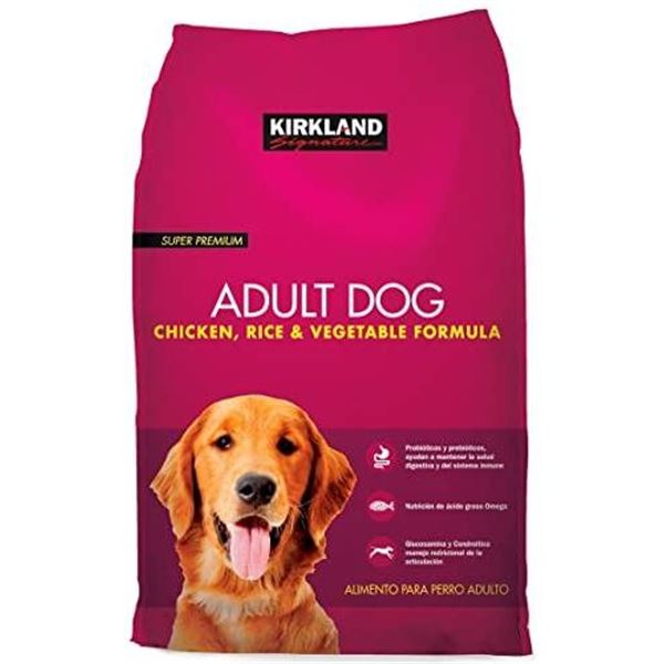 Kirkland Signature Adult Dog Chicken, Rice & Vegetable Formula 40 lb