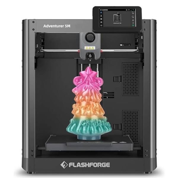 FlashForge AD5M 3D Printer with 220x220x220mm Print Size Capability