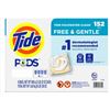 Image 1 : Tide PODS Free & Gentle Unscented Laundry Detergent, 152 Count