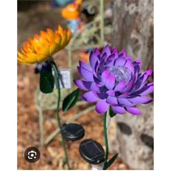 Moonrays Solar Stick Light Lotus Model 27381 – Set of 6