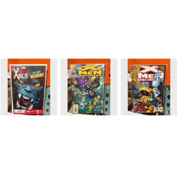 X-Men Comic Books Featuring Amazing X-Men and X-Men Unlimited