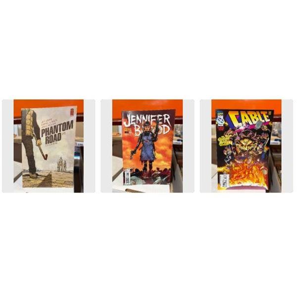 Comic Books Featuring Phantom Road, Jennifer Blood, and Cable