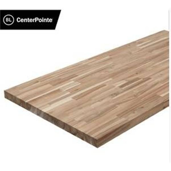 CenterPointe 25 x 72 x 1.5 Inch Hardwood Countertop
