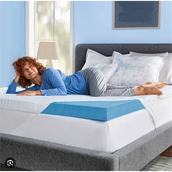 Novaform Soothing Cool Plus Mattress Topper, 7.62 cm, Double Size