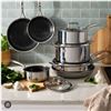 Image 1 : Henckels Stainless Steel Cookware Set Including Pots and Lids