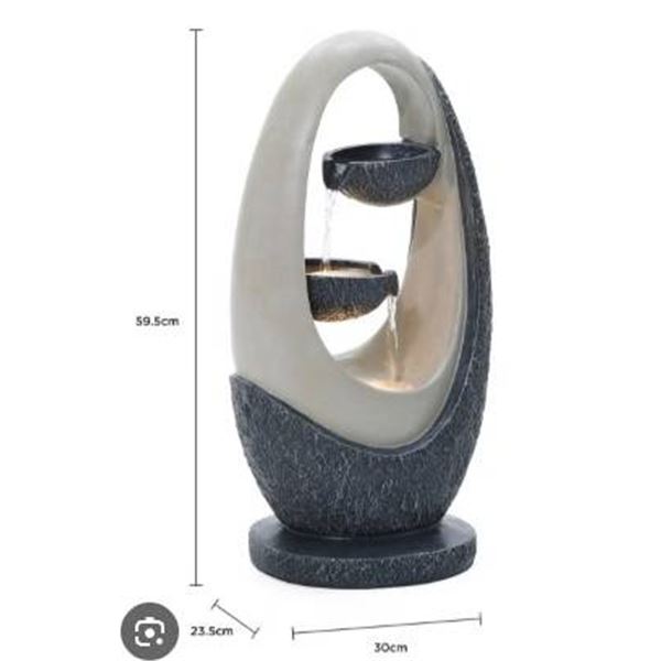 Outdoor Oval Cascading Fountain, FCL# 4286167