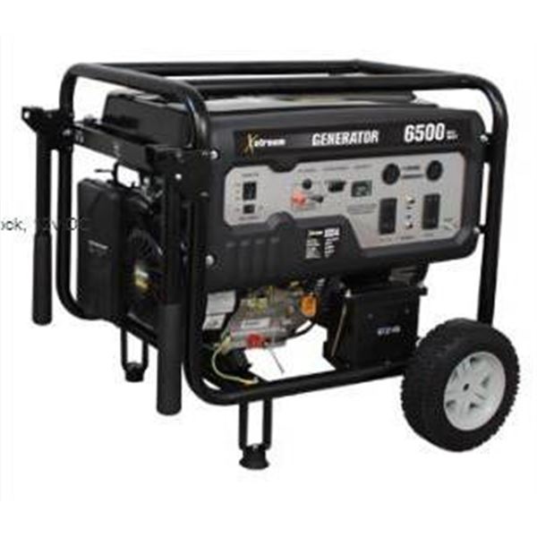 Xtream 6500-Watt Portable Generator, Model MX6500E with 13HP Electric Start