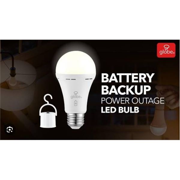 Globe Electric 6W LED Battery Backup Bulbs, 8-Pack