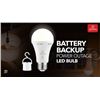 Image 1 : Globe Electric 6W LED Battery Backup Bulbs, 8-Pack