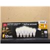 Image 2 : Globe Electric 6W LED Battery Backup Bulbs, 8-Pack