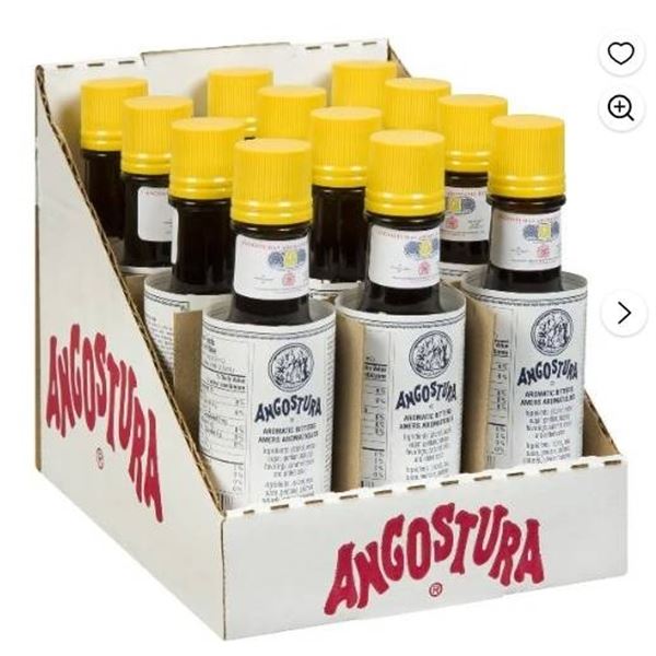 Angostura Aromatic Bitters 100 mL, 12-Bottle Case, 44.7 Percent ABV