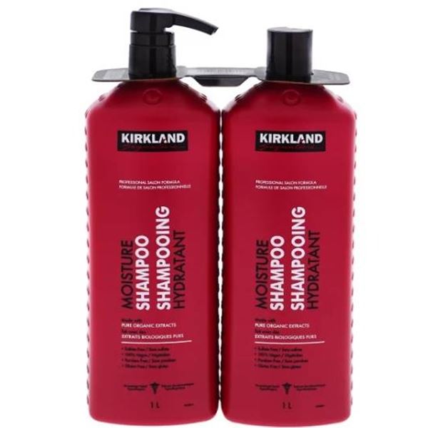 Kirkland Moisture Shampoo Bottles – 2×1 Liter