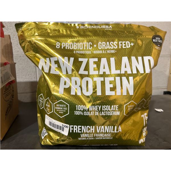 Schinoussa New Zealand Protein 75 Servings French Vanilla Flavor