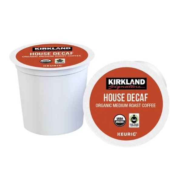 Kirkland Signature Organic House Decaf Coffee 120 K-Cups