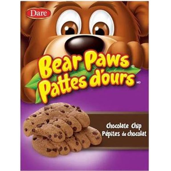 Dare Bear Paws Chocolate Chip 36 Pouches 1.44 kg