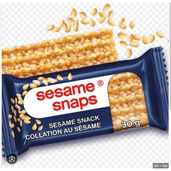 Sesame Snaps 1.26kg (36 Packs x 35g) Vegan and Gluten-Free Snack