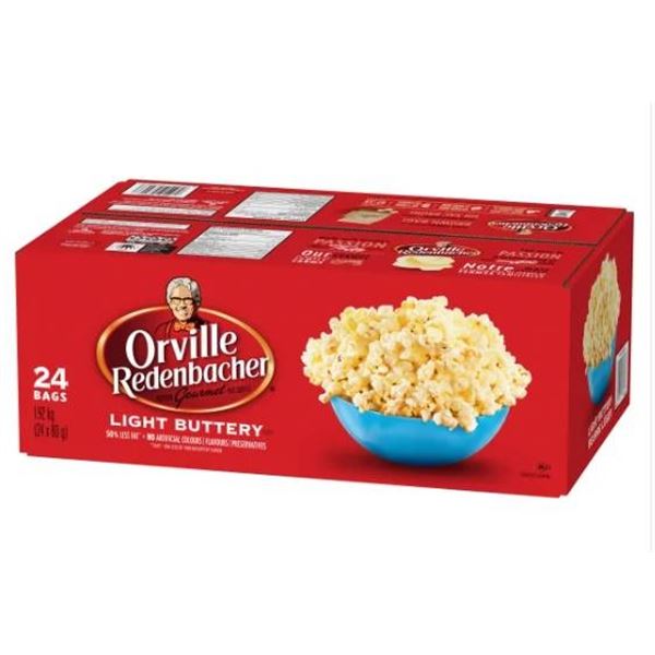 Orville Redenbacher’s Light Buttery Popcorn 24 Bags 68.4 oz