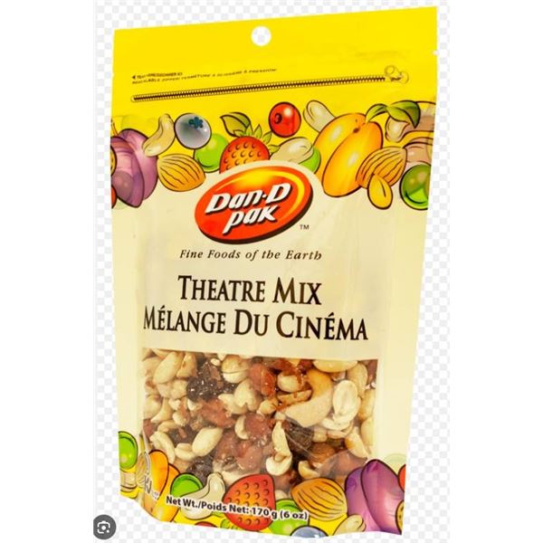 Dan-D Pak Theatre Mix, Net Wt. 170g (6 oz), Pack of 12
