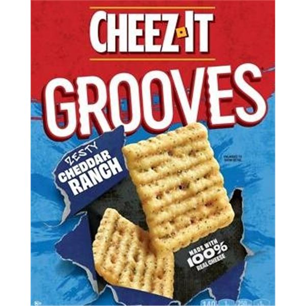 Cheez-It Crunch Zesty Cheddar Ranch Boxes Containing Lot of 3x  6 x 92 g Each