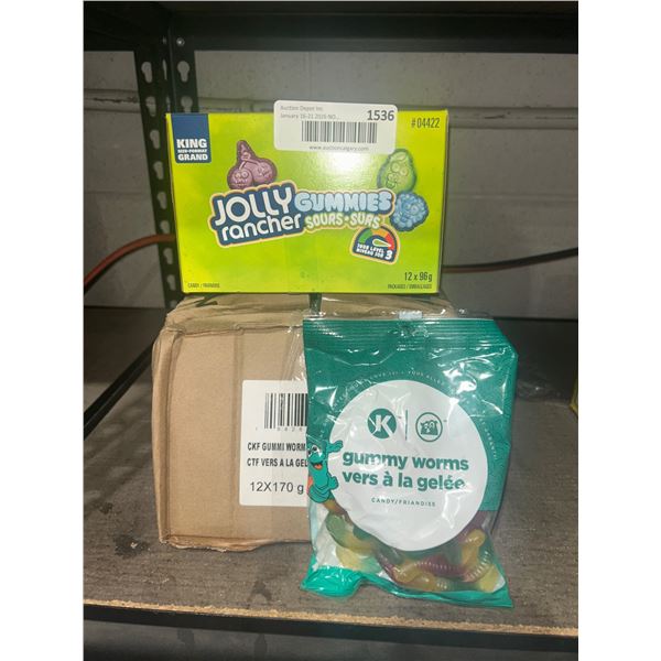Gummies: Jolly Rancher Gummies Sours and Gummy Worms Assortment