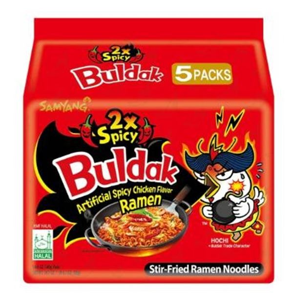 Samyang Buldak 2X Spicy Chicken Flavor Ramen, 700g