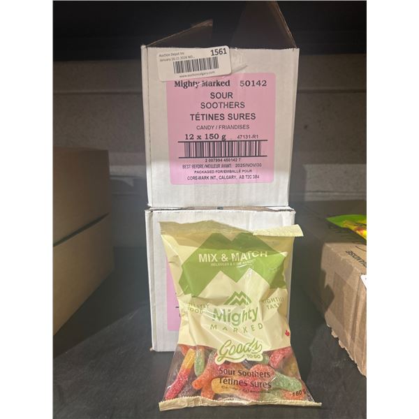 Mighty Marked Sour Soothers Candy 12 x 180 g