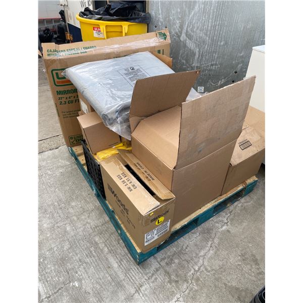 Pallet of Mixed Industrial and Commercial Hardware Components