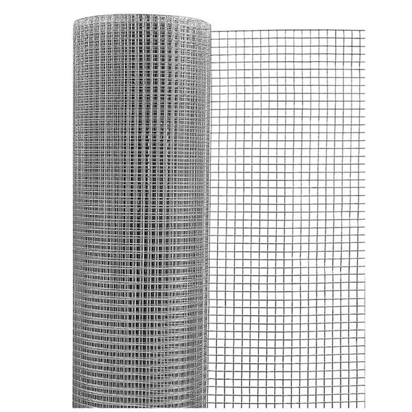 HomeBase Hardware Cloth, 1/2 in x 1/2 in, 3 ft x 25 ft, 19-Gauge Galvanized