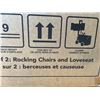 Image 6 : Allen + Roth Couch and Rocking Chairs Set **TABLES NOT INCLUDED**