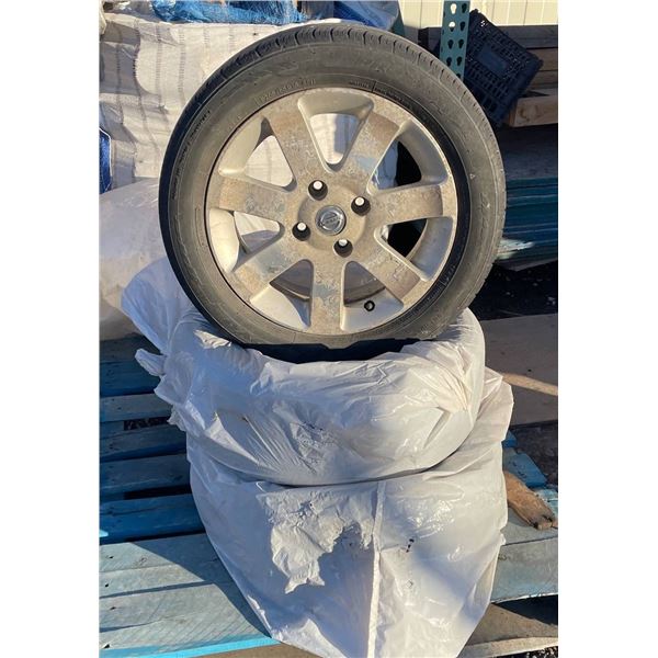 Pallet Lot of 4 Nissan Wheels 205/55/R16