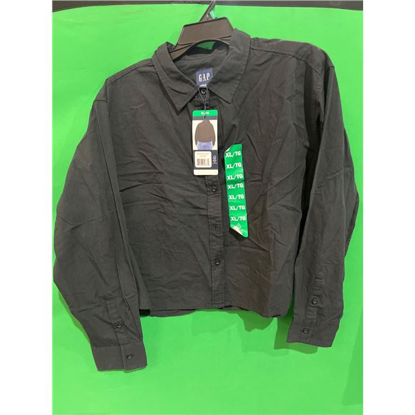 GAP Women’s Black Long-Sleeve Shirt, Size XL/TG