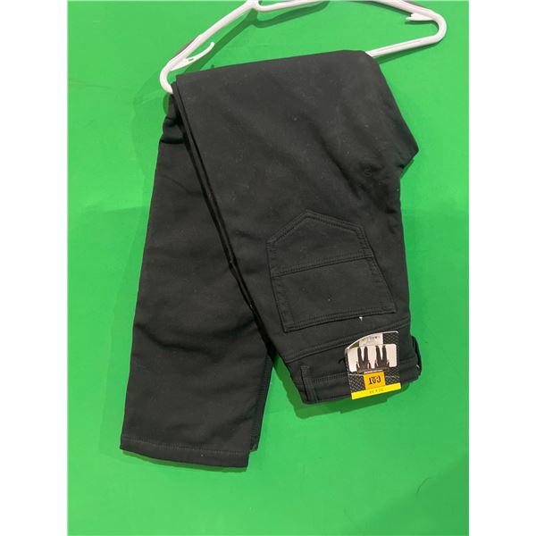 Men’s CAT Fleece Lined Canvas Pant, 32 x 34