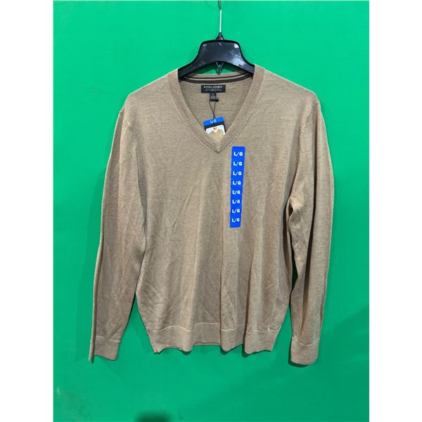 Men’s Banana Republic V-Neck Sweater in Beige – Size L/G