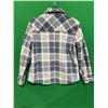 Image 3 : Sage Collective Blue and White Plaid Jacket, Medium