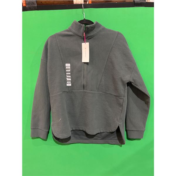 Shambhala XS Dark Green Ribbed Pullover Top with Tag