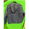 Image 2 : Magcomsen Hooded Puffer Jacket, Size L/XL, Blue