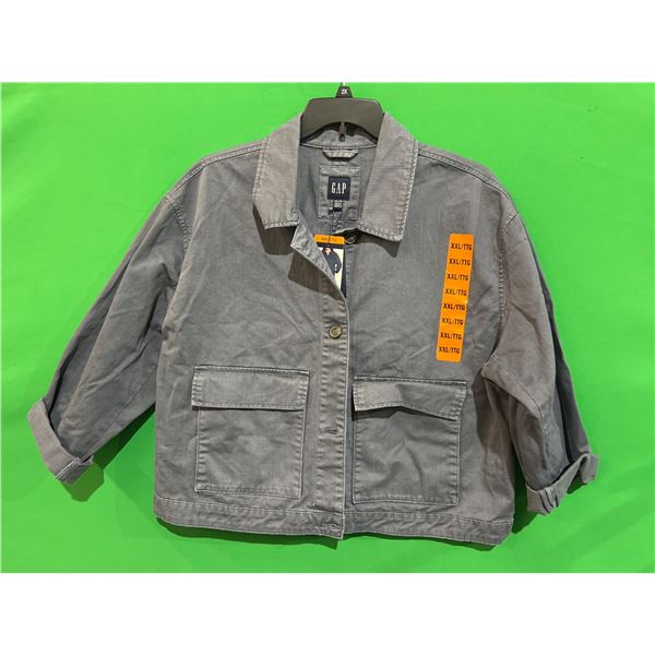 GAP XXL Denim Jacket in Gray