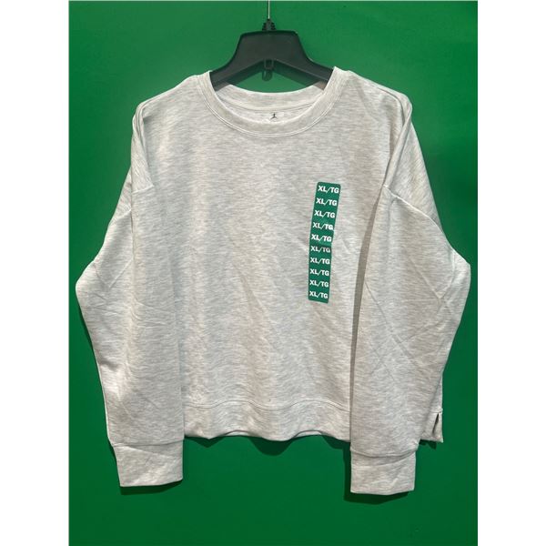 Danskin Women’s Crewneck Sweatshirt, XL, Gray