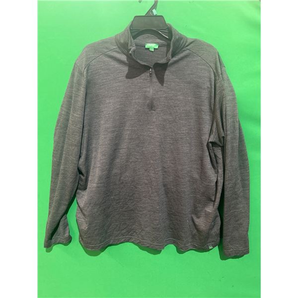 United Colors of Benetton Long-Sleeve Shirt, XL, Gray