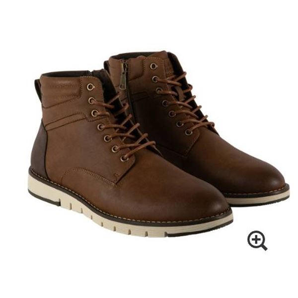 Steve Madden Men’s Devant Ankle Boots, Size 11  Brown