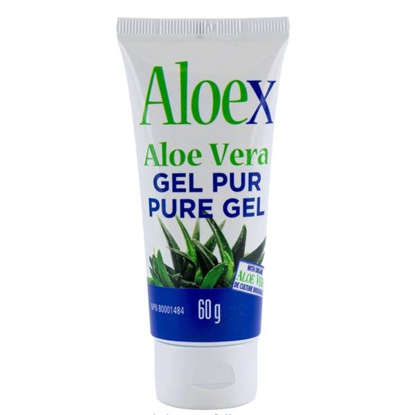 Aloex Pure Aloe Vera Gel 96.8% Organic | Soothing Hydrating Skin Gel for Face Body & Hands | Non-Sti