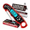 Image 1 : Alpha Grillers Instant Read Thermometer With Backlit Display, Model UM3112