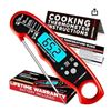 Image 1 : Alpha Grillers Instant Read Thermometer With Backlit Display, Model UM3112