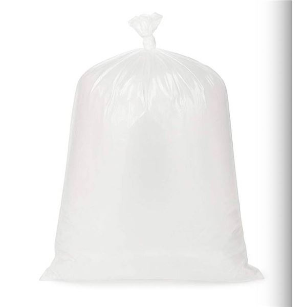 FRANK Clear Giant Garbage Bags, 30 Bags, 178 L Capacity