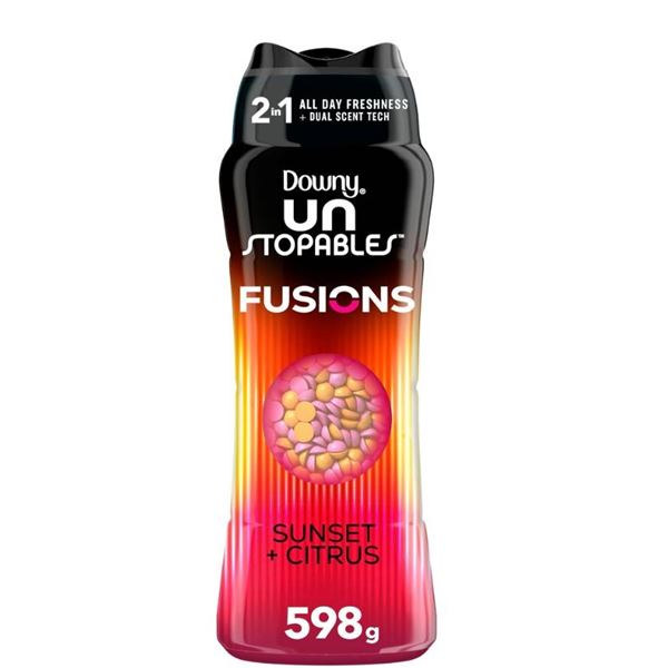 Downy Unstopables Fusions 2-in-1 In-Wash Scent Booster, Sunset Citrus 598g